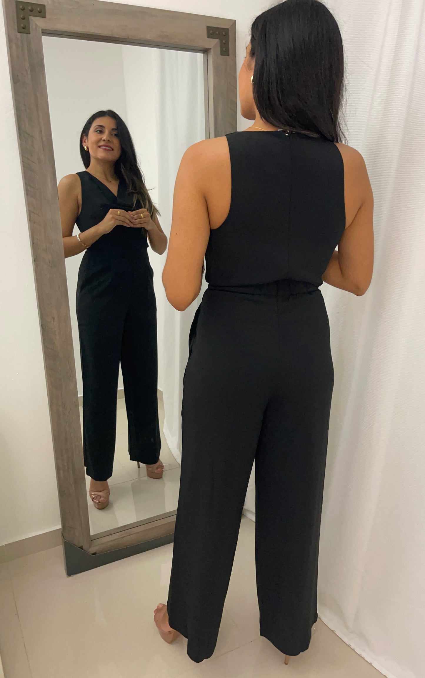 Cowl Neck Jumpsuit