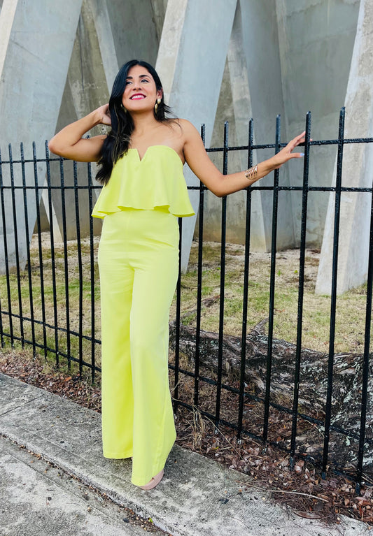 Lime Jumpsuit