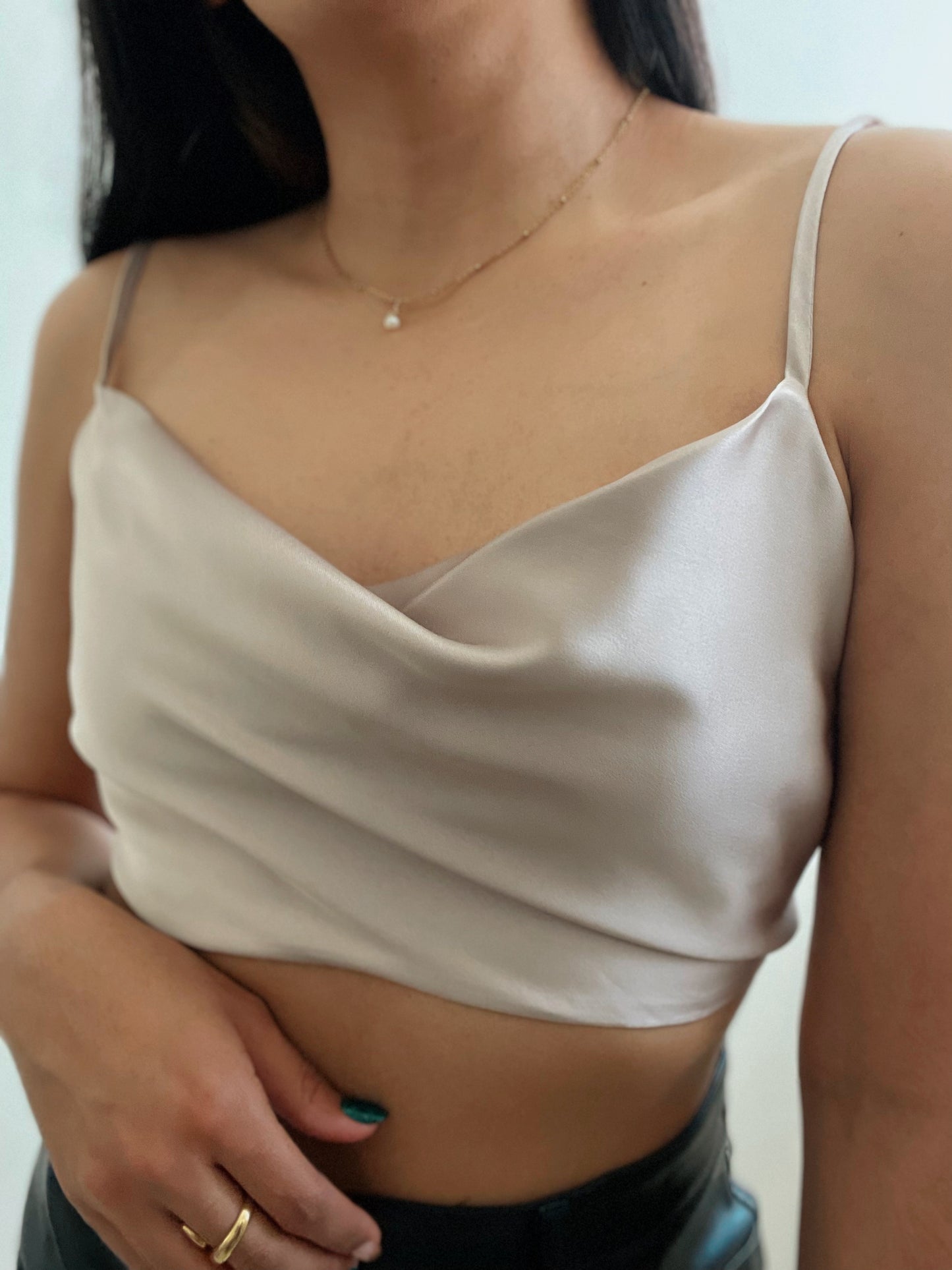Champagne Top and Pants Set
