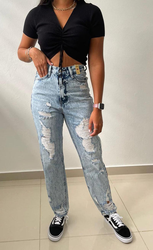 Vibrant Baggy Jeans